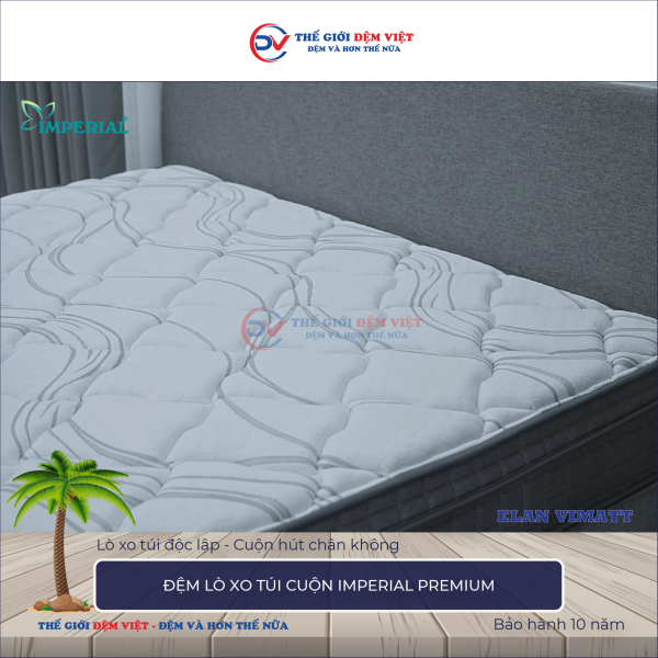 Đệm lò xo túi cuộn Elan IMPERIAL PREMIUM 10